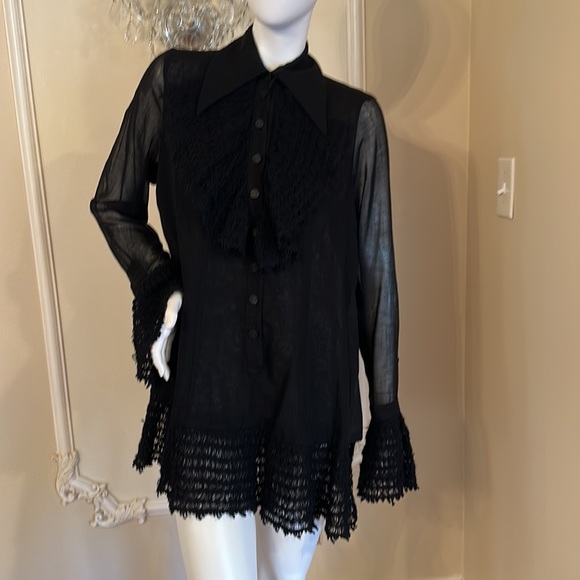 Chloe’ Mini Dress Made in France for BERGDOORF GOODMAN Size L - Picture 2 of 16